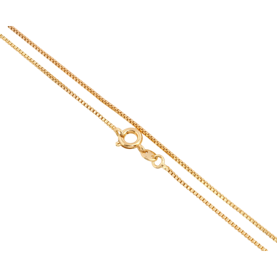 Ланцюжок Xuping Позолота 18K Плетіння Венеціанське довжина 51см х 1мм фото №1