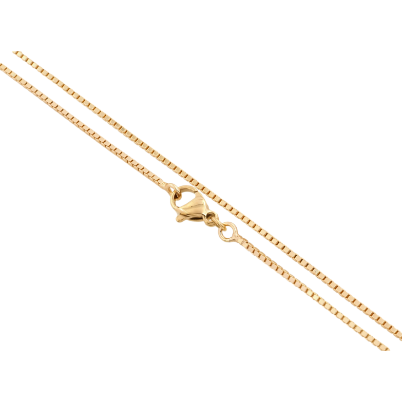 Цепочка Xuping Позолота 18K Плетение Венецианское длина 50см х 1мм фото №1