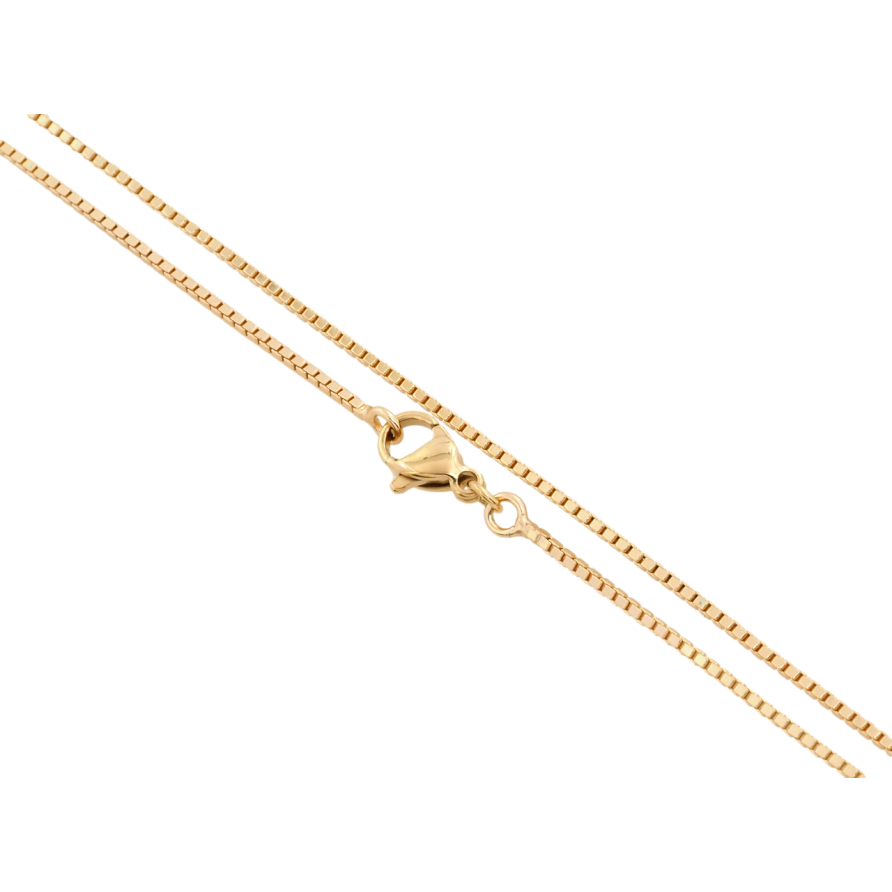 Цепочка Xuping Позолота 18K Плетение Венецианское длина 50см х 1мм фото №1