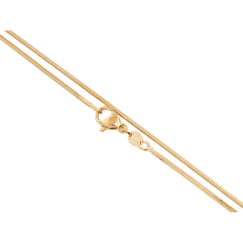 Цепочка Xuping Позолота 18K Плетение Ювелирный шнур 4-х гранный длина 50см х 1мм фото №12