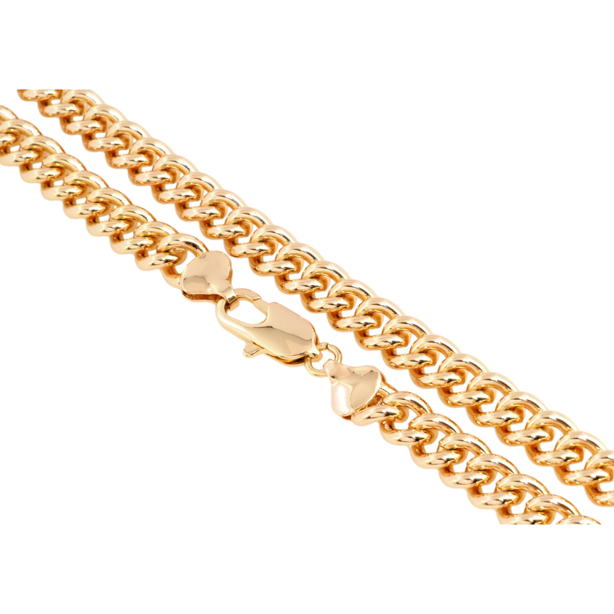 Ланцюжок Xuping Позолота 18K Плетіння Панцирне довжина 50см х 9мм фото №1