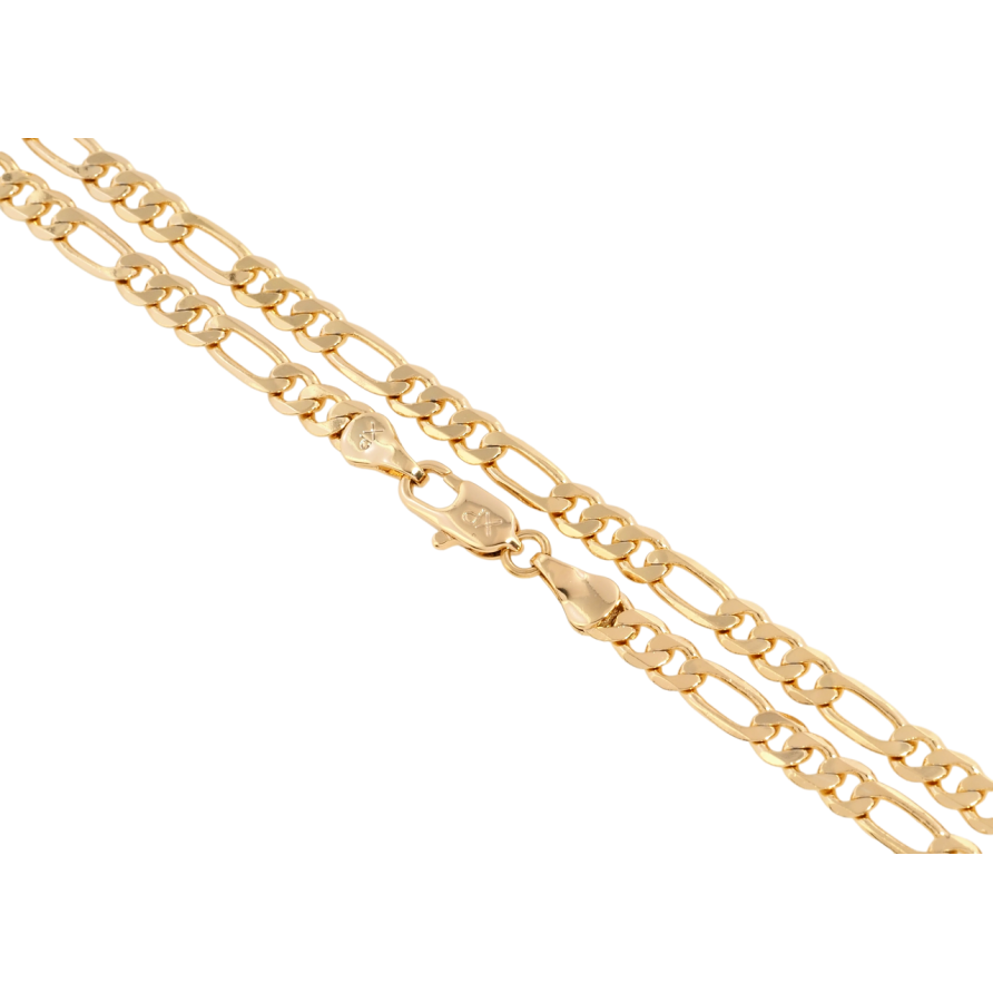 Ланцюжок Xuping Позолота 18K Плетіння Фігаро довжина 50см х 4мм фото №1