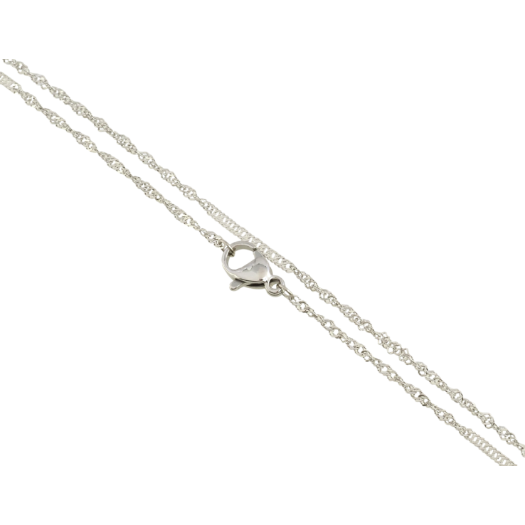 Ланцюжок Xuping ТТМ Stainless Steel колір Родій Плетіння Комбіноване довжина 45см х 1.5мм фото №18