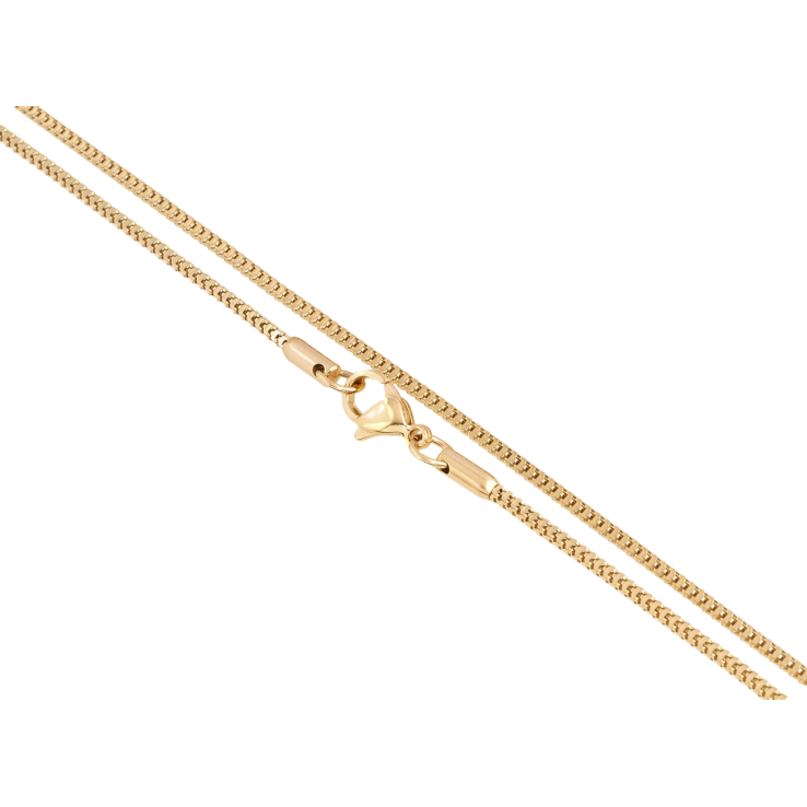 Ланцюжок Xuping ТТМ Stainless Steel колір 18K Плетіння Фантазійне довжина 47см х 2мм фото №2 Ланцюжок Xuping ТТМ Stainless Steel колір 18K Плетіння Фантазійне довжина 47см х 2мм фото №2