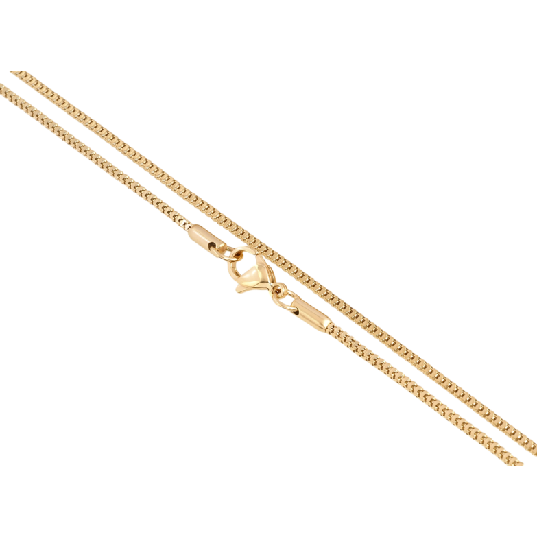 Цепочка Xuping ТТМ Stainless Steel цвет 18K Плетение Фантазийное длина 47см х 2мм фото №1