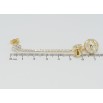 Серьги Xuping QQMM Позолота 14K пусеты Декоративные подвески с цирконием фото №2