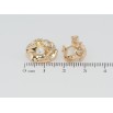 Серьги Xuping Позолота 18K английский замок Декоративные с цирконием фото №2