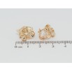 Сережки Xuping Позолота 18K англійський замок Декоративні квіточки фото №2