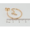 Серьги Xuping Позолота 18K пусеты Декоративные дуги фото №2