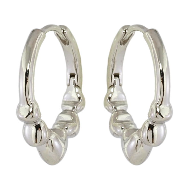 Серьги Xuping Родий колечки Узор из сердечек фото №21