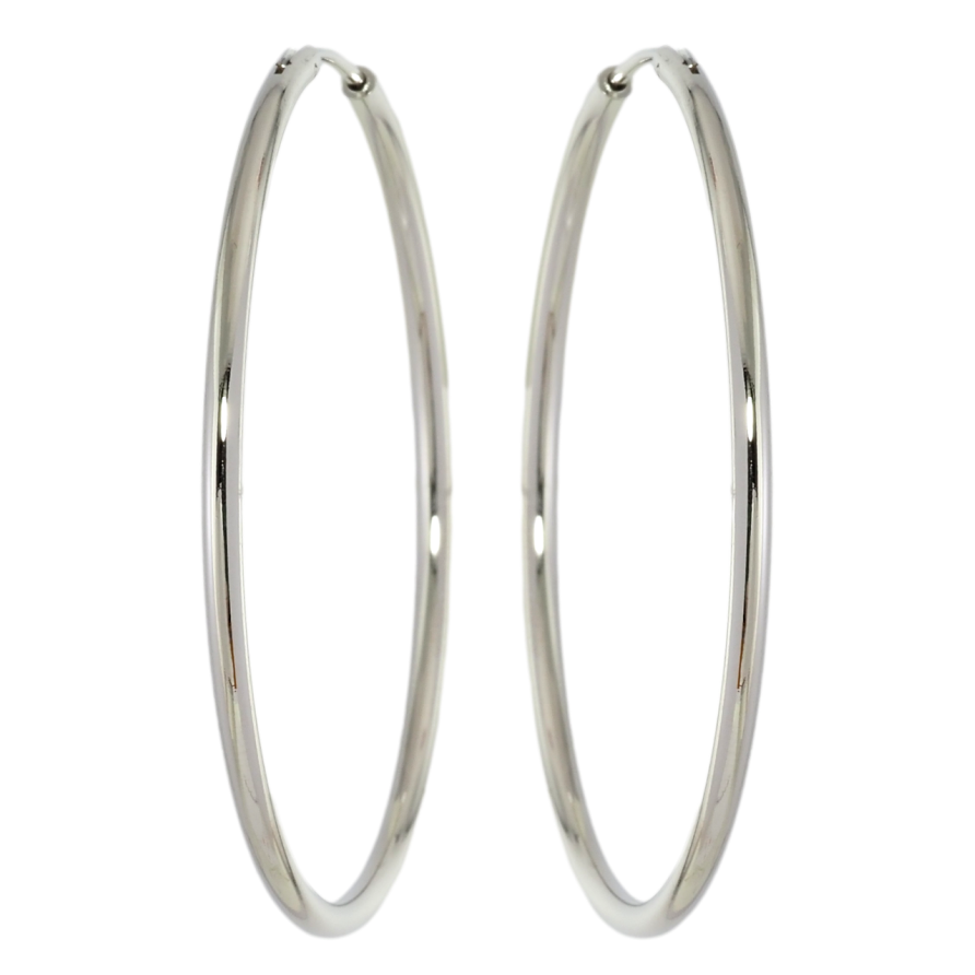 Сережки Xuping Родій кільця (конго) Класика ø 5см фото №1