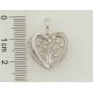 Кулон Xuping Родий Декоративное сердечко для цепочки до 5мм фото №2