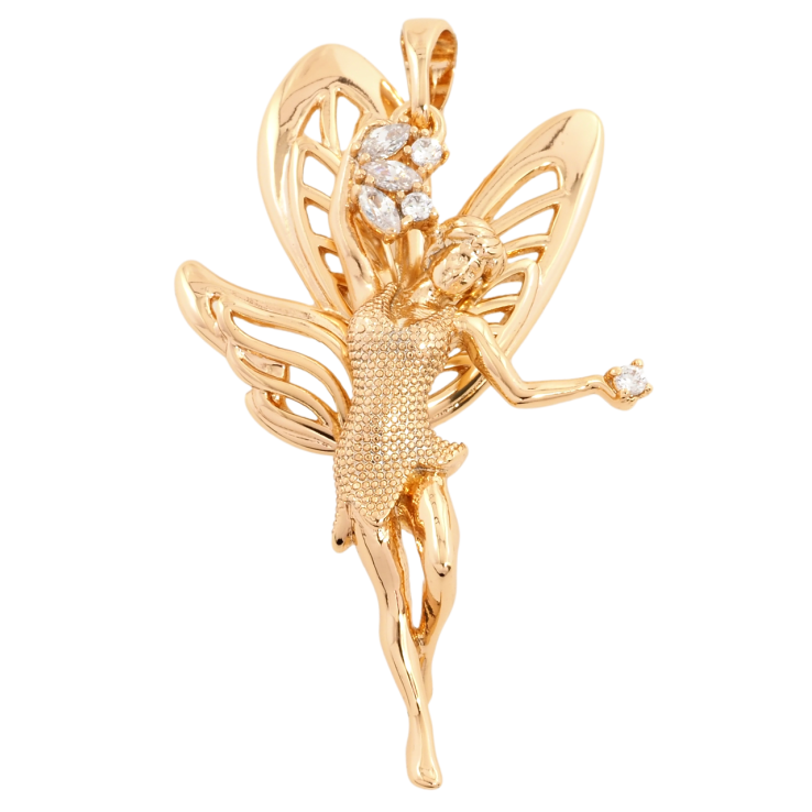 Кулон Xuping Позолота 18K Фея для ланцюжка до 5мм фото №8