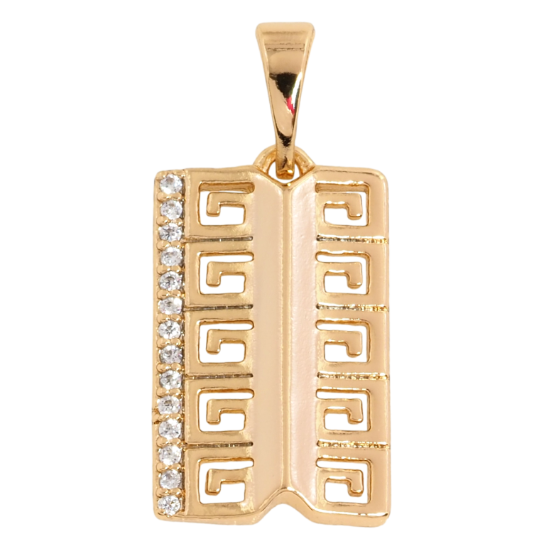 Кулон Xuping Позолота 18K Різьблений візерунок з доріжкою цирконію для ланцюжка до 5мм фото №14