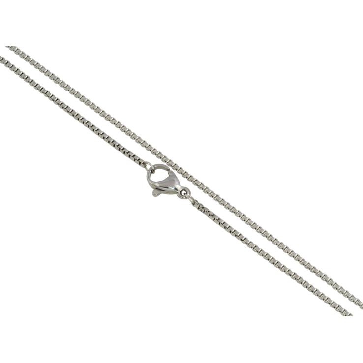 Ланцюжок Xuping ТТМ Stainless Steel колір Родій Плетіння Венеціанське довжина 45см х 1мм фото №20