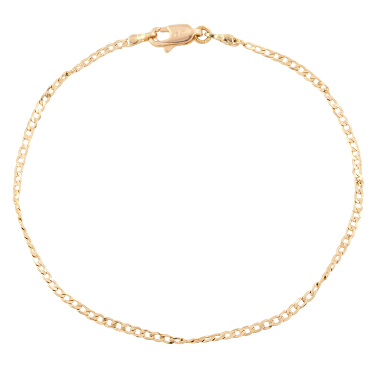 Браслет Xuping Позолота 18K Цепочка плетение Панцирное перекрученное размер 20см х 2мм фото №21