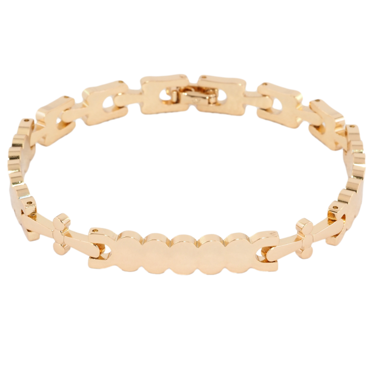 Браслет Xuping Позолота 18K Браслетный узор с декоративной вставкой размер 19см х 7мм фото №12