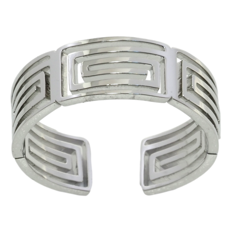 Кольцо Xuping TTM Stainless Steel Цвет Родий Резной узор, шир. 7мм фото №23