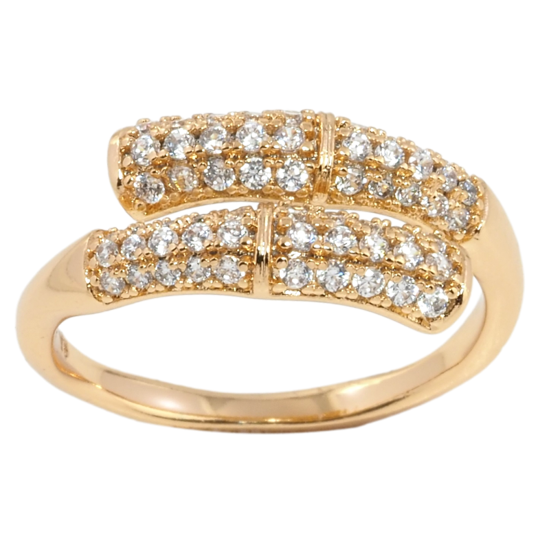 Кольцо Xuping Позолота 18K Инкрустация цирконием фото №1