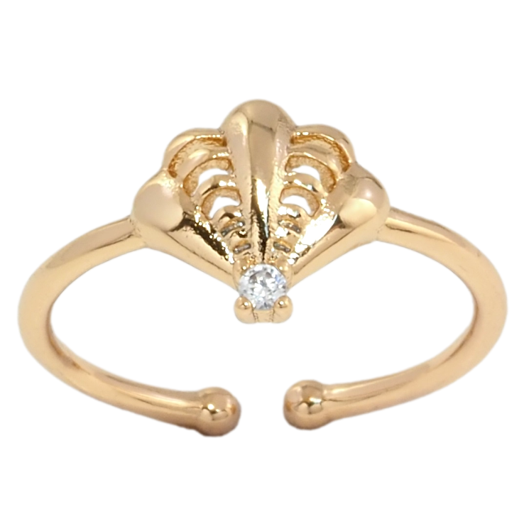 Каблучка Xuping Позолота 18K Мушля фото №20