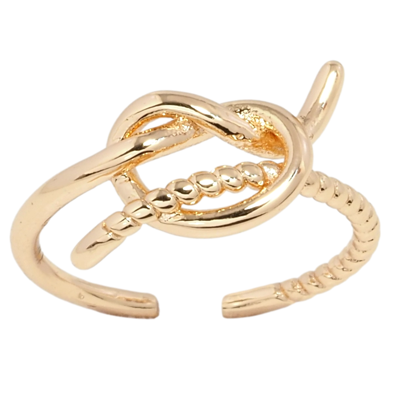 Каблучка Xuping M&L Колір 18К Вузлик серце фото №1