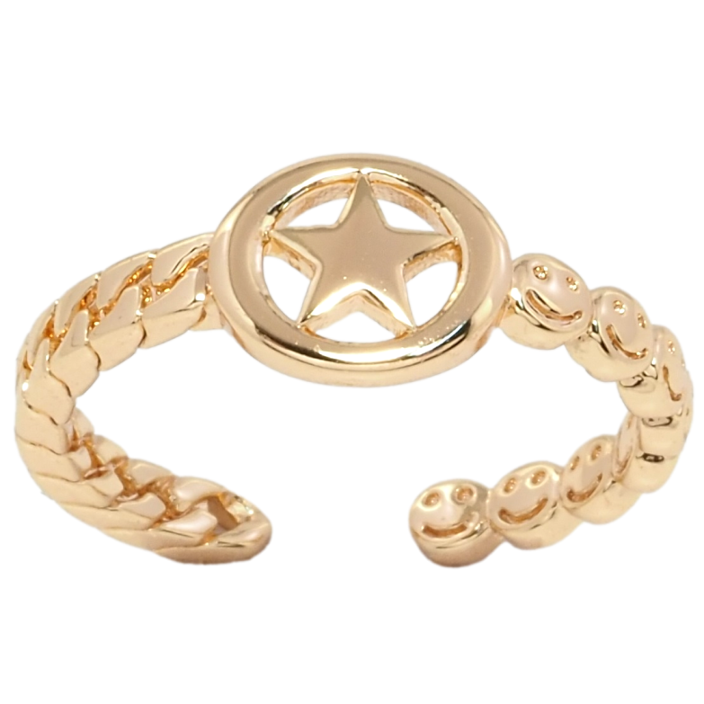 Каблучка Xuping M&L Колір 18К Зірка фото №10
