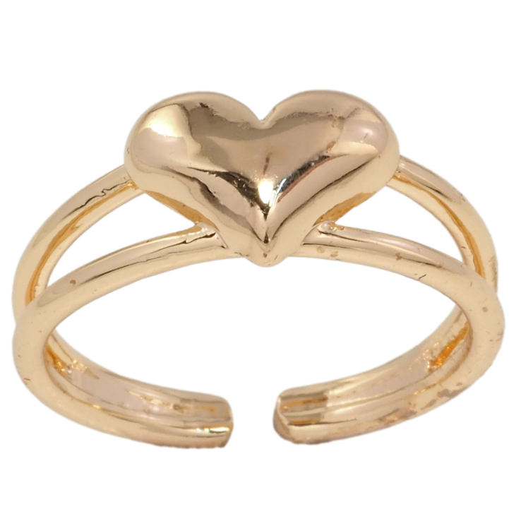 Каблучка Xuping M&L Колір 18К Сердечко фото №11