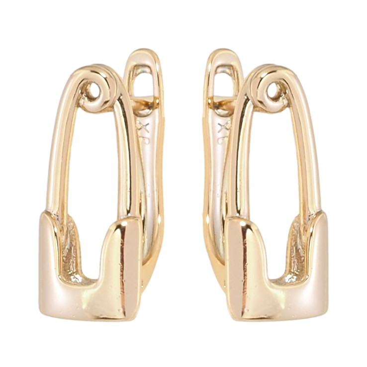 Серьги Xuping Позолота 18K английский замок Булавки фото №13