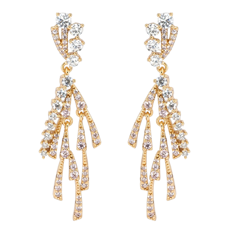 Серьги Xuping Позолота 18K пусеты Декоративные подвески с цирконием фото №2 Серьги Xuping Позолота 18K пусеты Декоративные подвески с цирконием фото №2