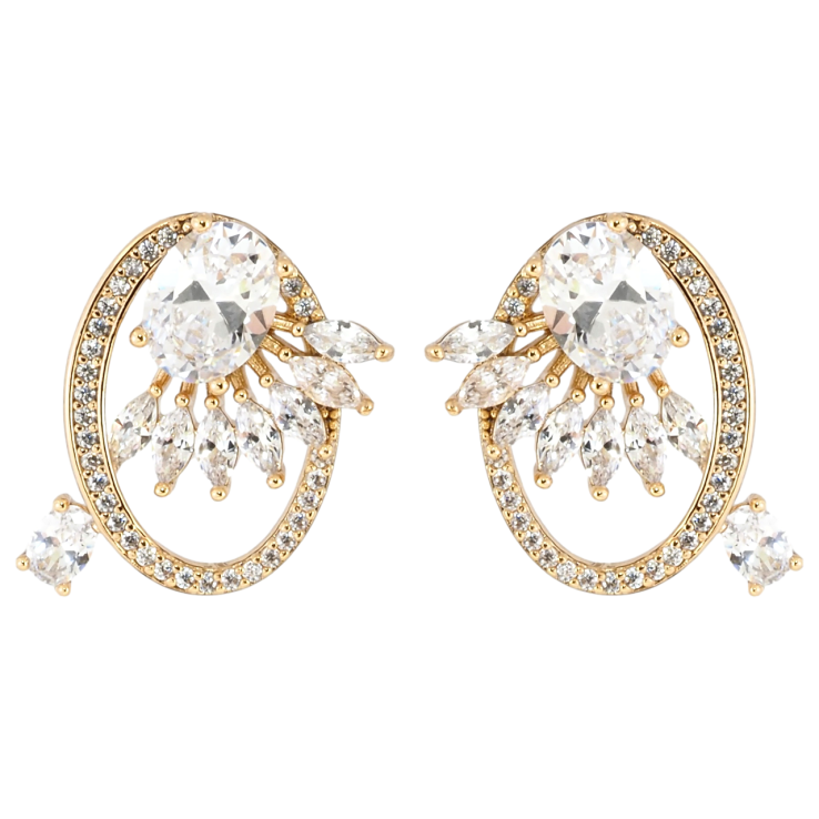 Серьги Xuping Позолота 18K пусеты Декоративный узор с цирконием фото №21 Серьги Xuping Позолота 18K пусеты Декоративный узор с цирконием фото №21