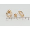 Серьги Xuping Позолота 18K пусеты Капельки с узором цирконием фото №2 Серьги Xuping Позолота 18K пусеты Капельки с узором цирконием фото №2