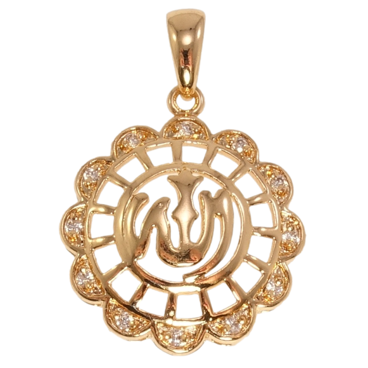 Кулон Fallon Позолота 18K Квіточка з написом Аллах фото №21 Кулон Fallon Позолота 18K Квіточка з написом Аллах фото №21