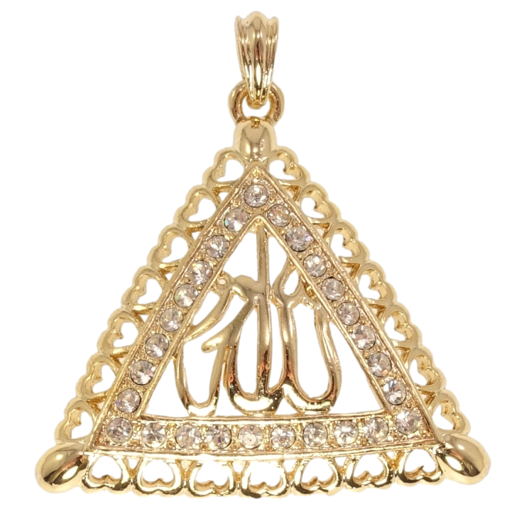 Кулон Fallon Позолота 18K Трикутник з написом Аллах фото №11 Кулон Fallon Позолота 18K Трикутник з написом Аллах фото №11