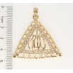 Кулон Fallon Позолота 18K Трикутник з написом Аллах фото №2