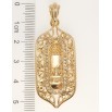 Кулон Fallon Позолота 18K Мусульманська підвіска з Мечеттю фото №2