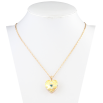 Кулон Xuping колір 18K з кр-ми Swarovski на ланцюжку Кристальне серце Sunflower довжина 40-45см фото №2