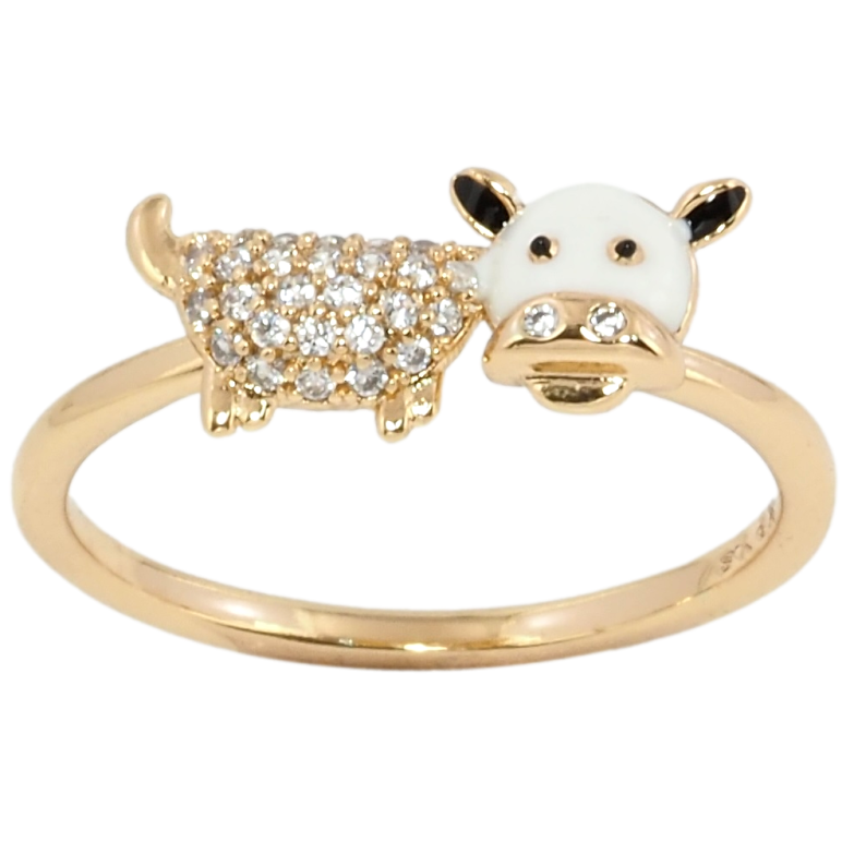 Каблучка Xuping Позолота 18K Корівка фото №13