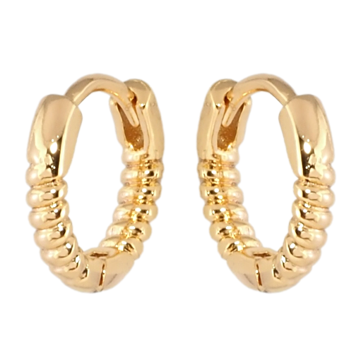 Серьги Xuping Позолота 18K колечки Декоративный узор фото №11