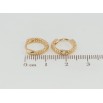 Серьги Xuping Позолота 18K колечки Декоративный узор фото №2