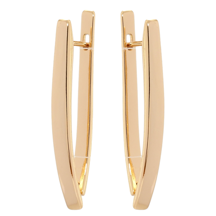 Сережки Xuping Позолота 18K англійський замок Скоби фото №10 Сережки Xuping Позолота 18K англійський замок Скоби фото №10