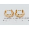 Сережки Xuping Позолота 18K колечки Різний орнамент фото №2