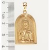 Кулон Xuping Позолота 18K Ладанка Ісус Христос для ланцюжка до 5мм фото №2