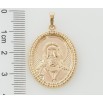 Кулон Xuping Позолота 18K Овальна Ладанка Ісус Христос для ланцюжка до 5мм фото №2 Кулон Xuping Позолота 18K Овальна Ладанка Ісус Христос для ланцюжка до 5мм фото №2