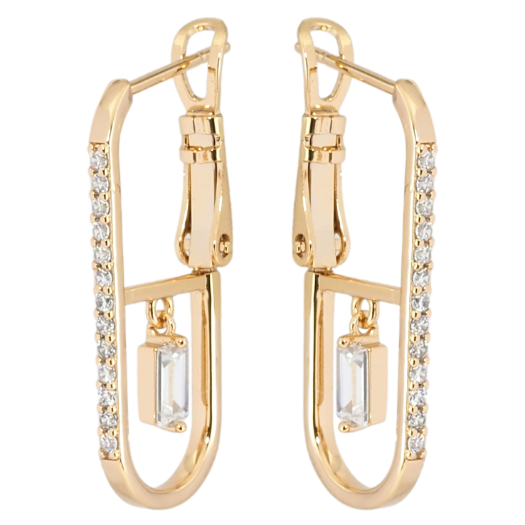 Сережки Xuping Позолота 18K італійський замок Візерунок з доріжкою цирконію та кристальною підвіскою фото №24 Сережки Xuping Позолота 18K італійський замок Візерунок з доріжкою цирконію та кристальною підвіскою фото №24