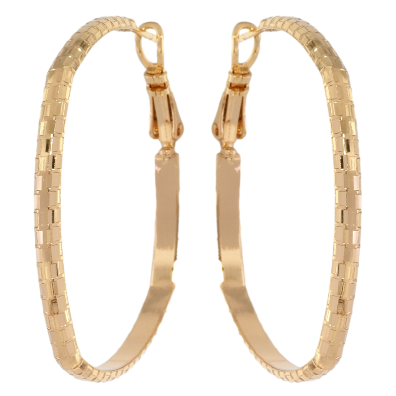 Сережки Xuping Позолота 18K італійський замок Квадратні з візерунком фото №20