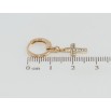 Сережки Xuping Позолота 18K підвіски на колечках Хрестики з цирконієм фото №2