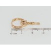 Серьги Xuping Позолота 18K подвески на колечках Сердечко-замочек с подвеской ключик фото №2 Серьги Xuping Позолота 18K подвески на колечках Сердечко-замочек с подвеской ключик фото №2