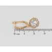 Серьги Xuping Позолота 18K английский замок Декоративные подвески с цирконием фото №2