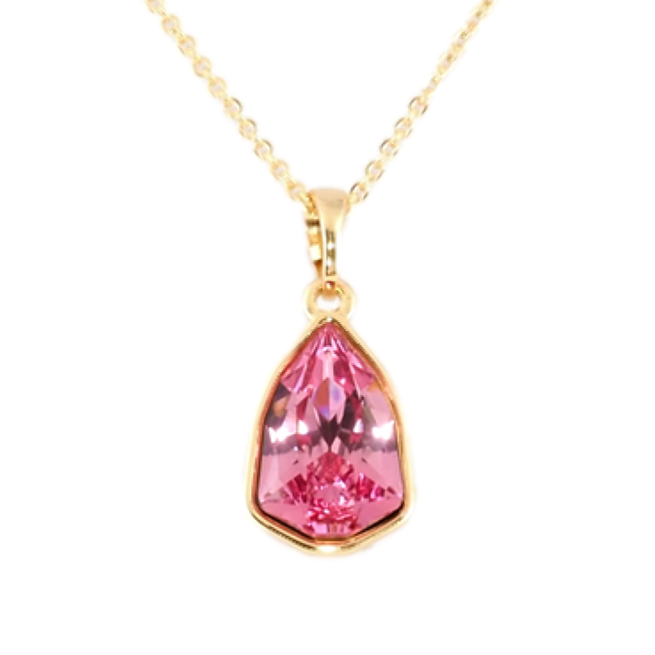 Кулон Xuping колір 18K з кристалами Swarovski на ланцюжку Кристал Rose довжина 39-44см х 1мм фото №17