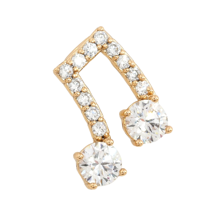 Кулон Xuping Позолота 18K Нота инкрустация цирконием для цепочки до 2мм фото №1